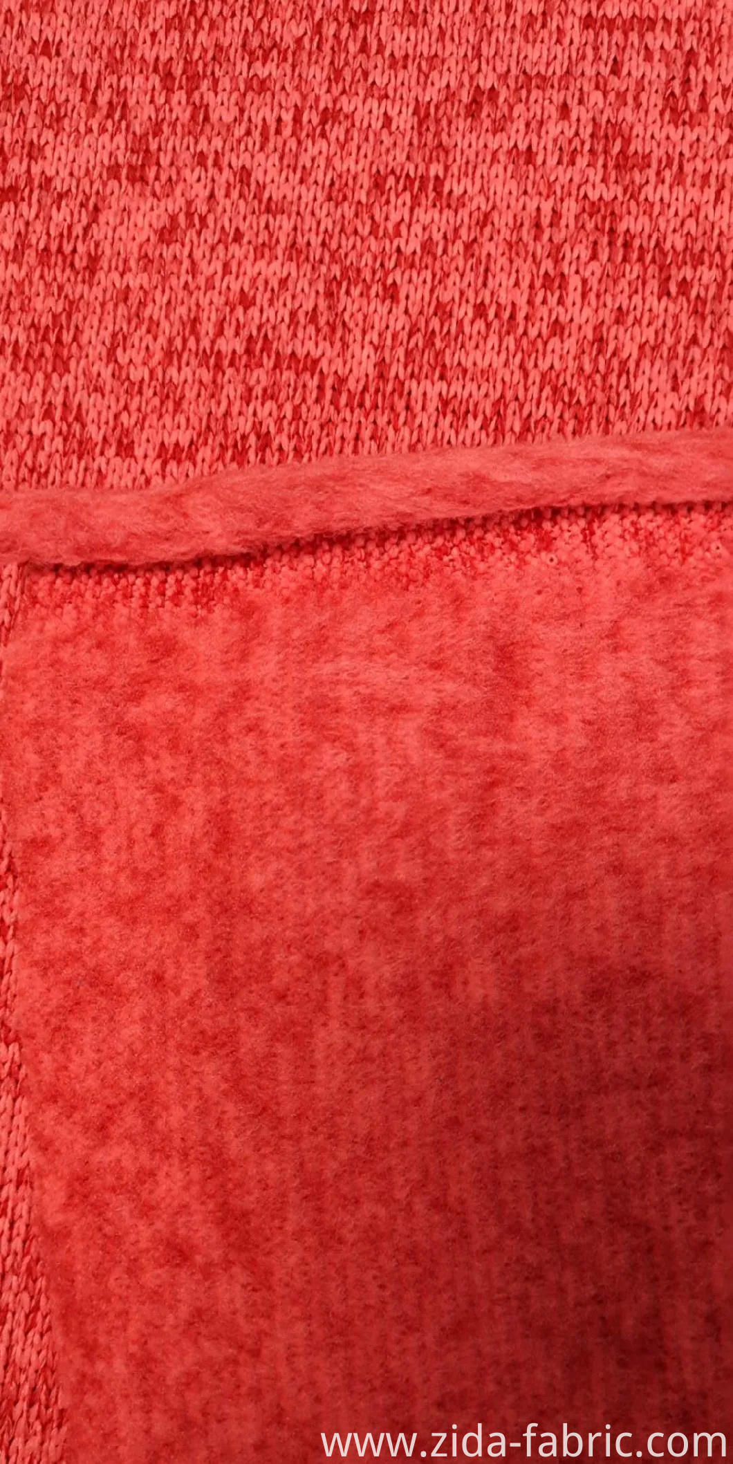 100% Polyester Hacci Fleece Fabric with Dyed